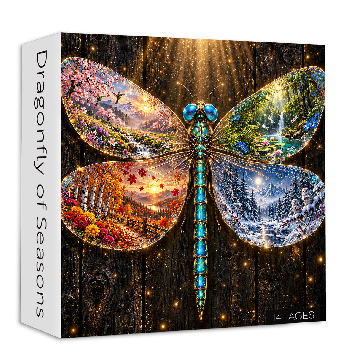 Dragonfly of Seasons Jigsaw Puzzle 1000 Pieces