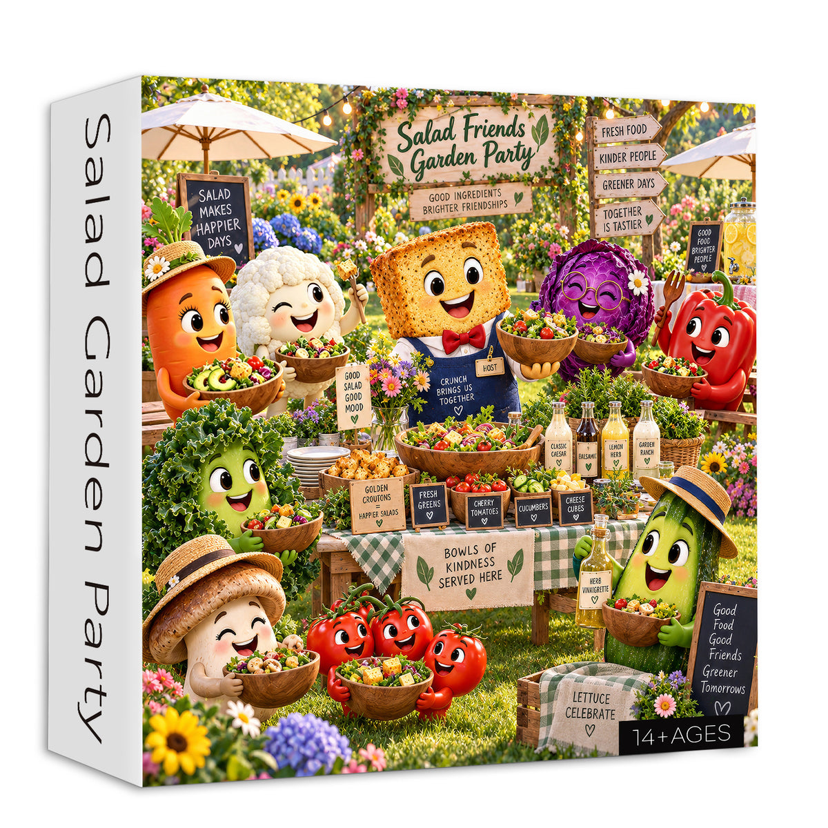 Salad Garden Party Jigsaw Puzzle 1000 Pieces