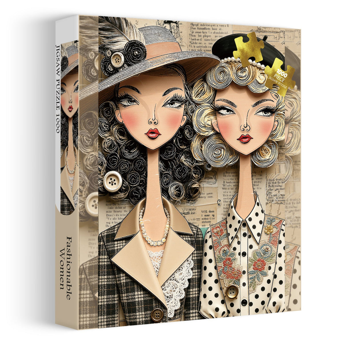 Puzzle per donne alla moda da 1000 pezzi