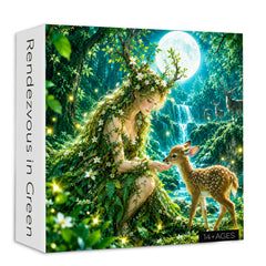 Rendezvous in Green Jigsaw Puzzle 1000 Pieces