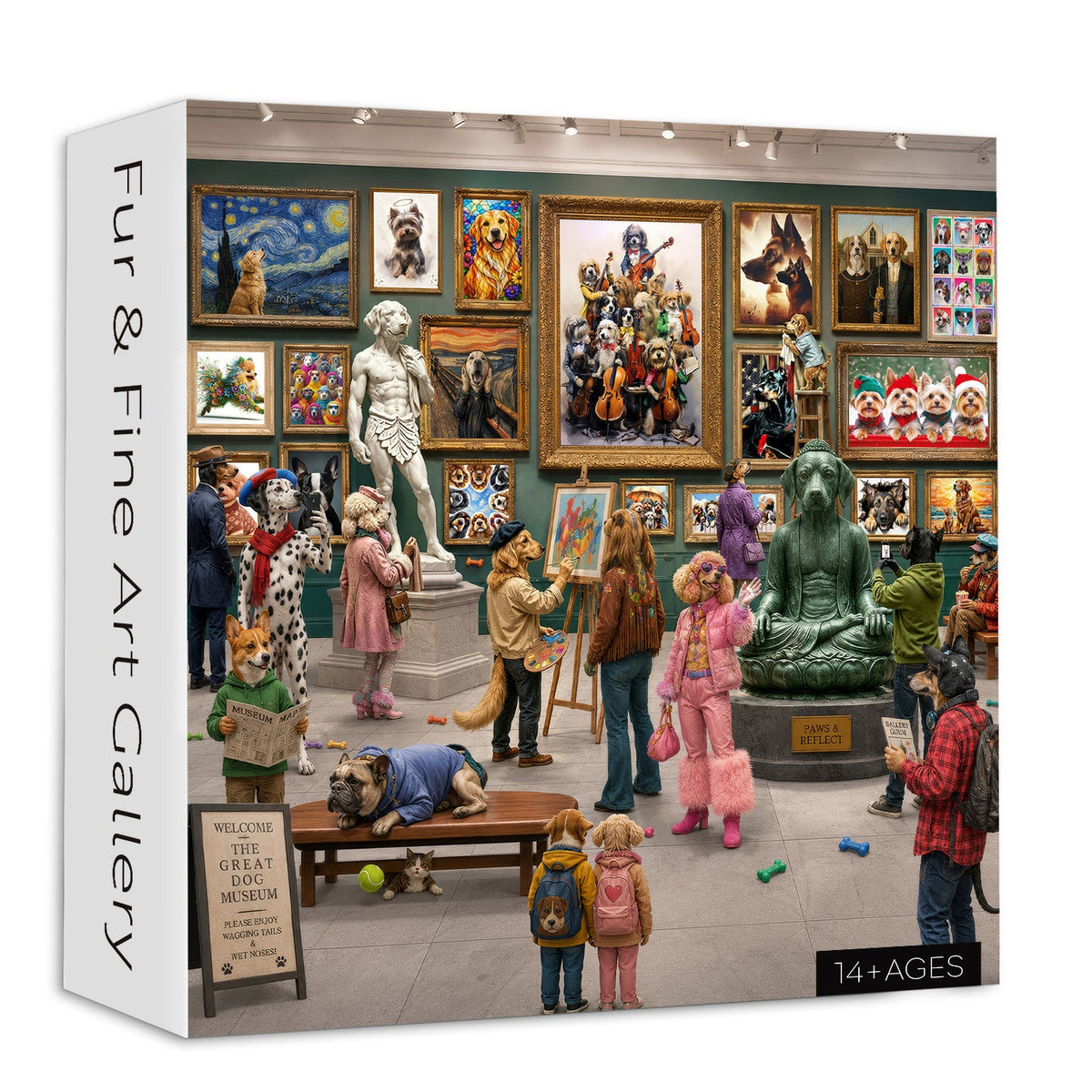Fur & Fine Art Gallery Jigsaw Puzzle 1000 Pieces