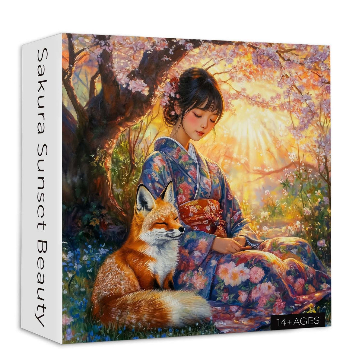 Sakura Sunset Beauty Jigsaw Puzzle 1000 Pieces