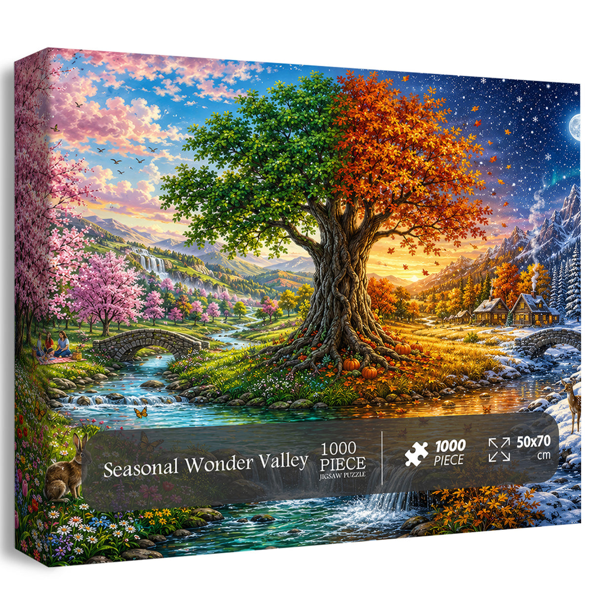 Puzzle saisonnier Wonder Valley 1000 pièces