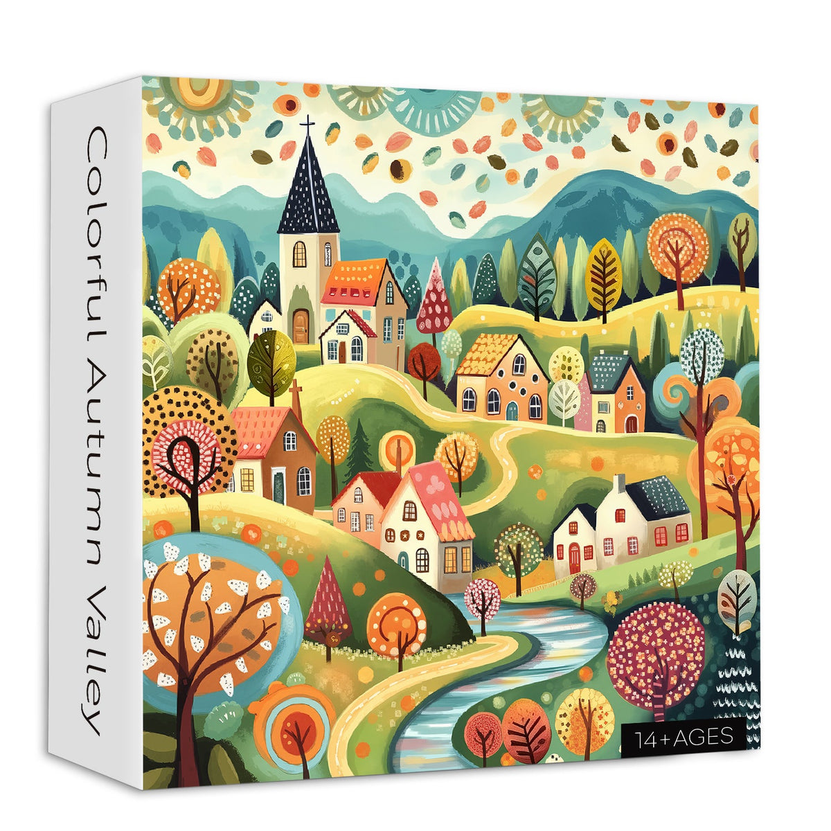 Colorful Autumn Valley Jigsaw Puzzle 1000 Pieces