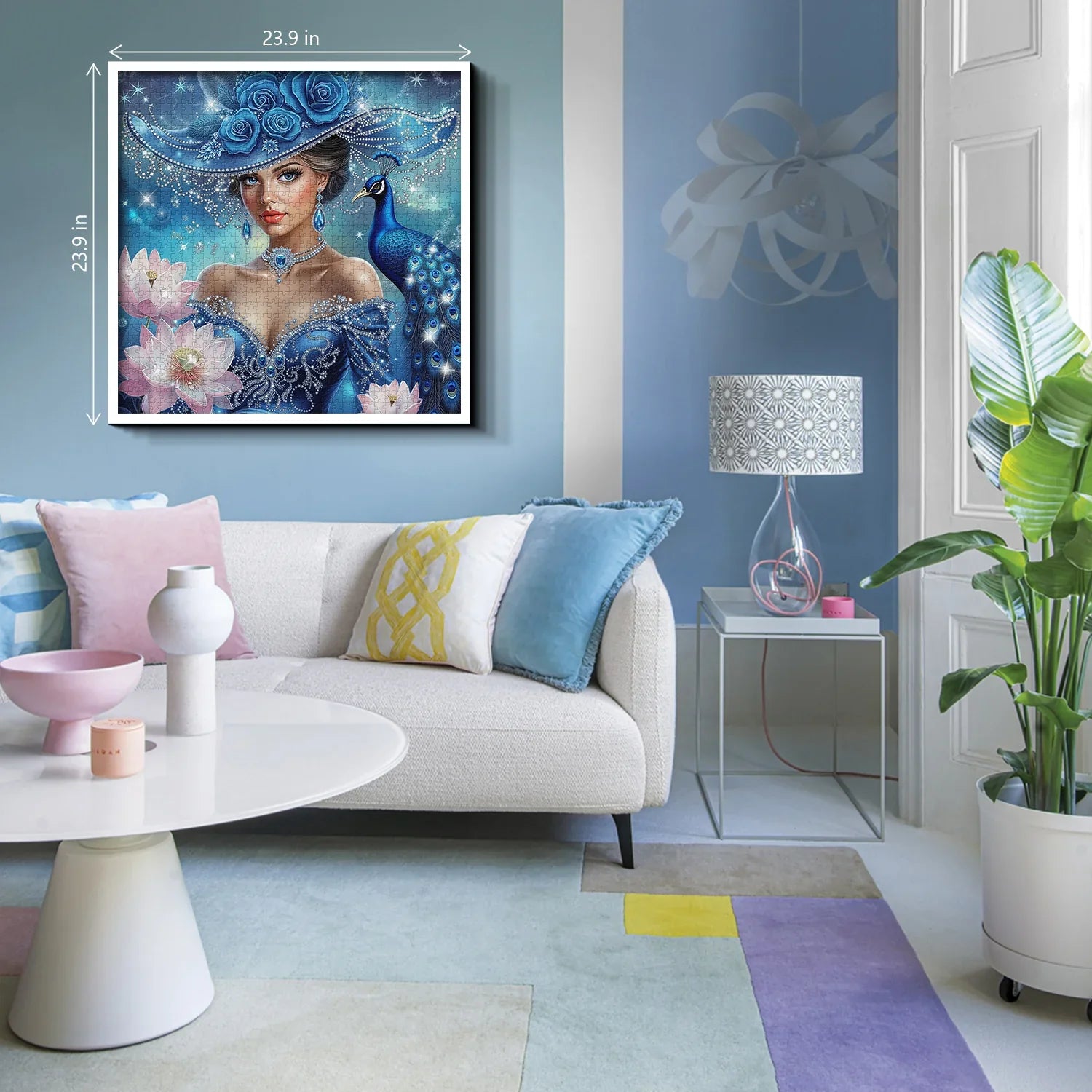 The Peacock Lady Jigsaw Puzzle 1000 Pieces