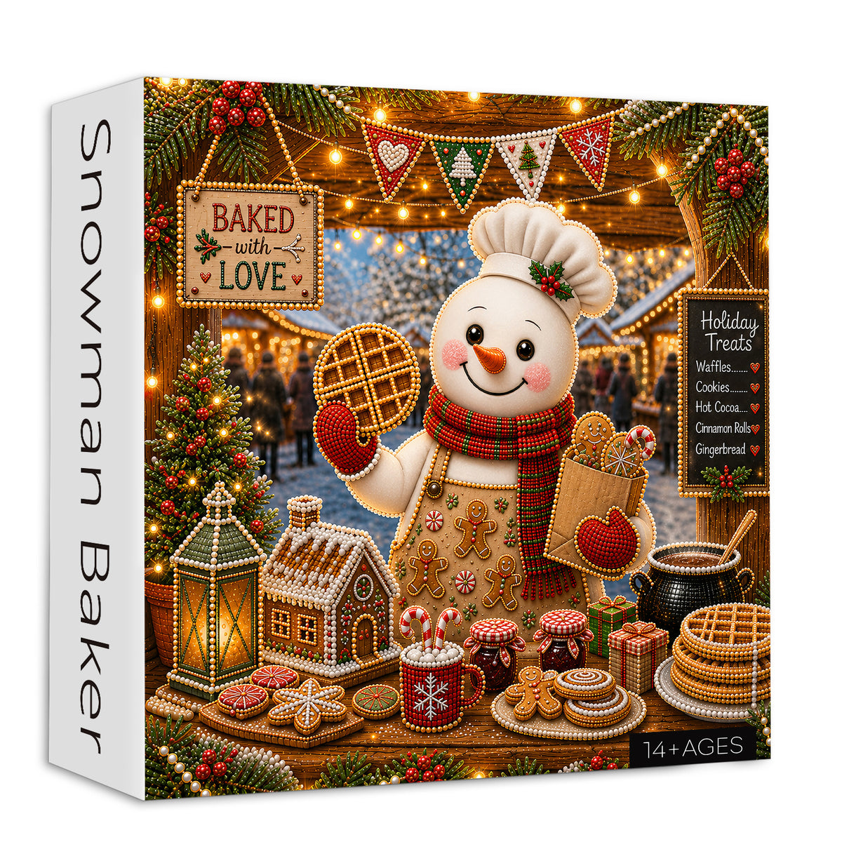 Snowman Baker Jigsaw Puzzle 1000 Pieces