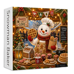 Snowman Baker Jigsaw Puzzle 1000 Pieces