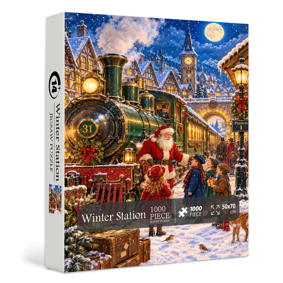 Winter Station Jigsaw Puzzle 1000 Pieces