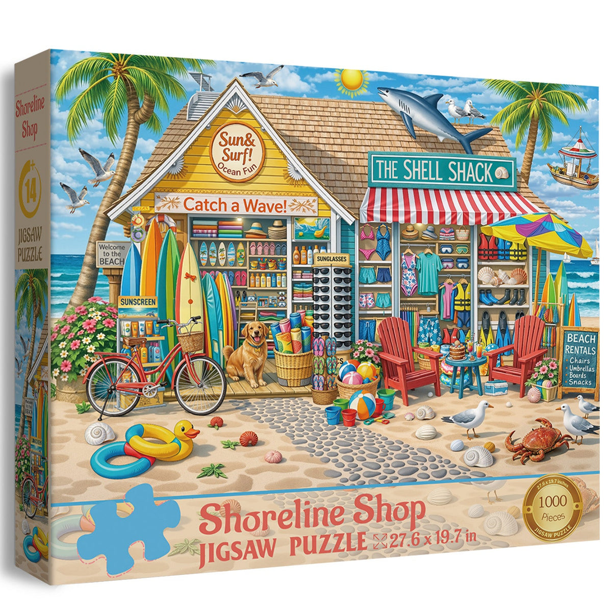 Shoreline Shop Jigsaw Puzzle 1000 Pieces
