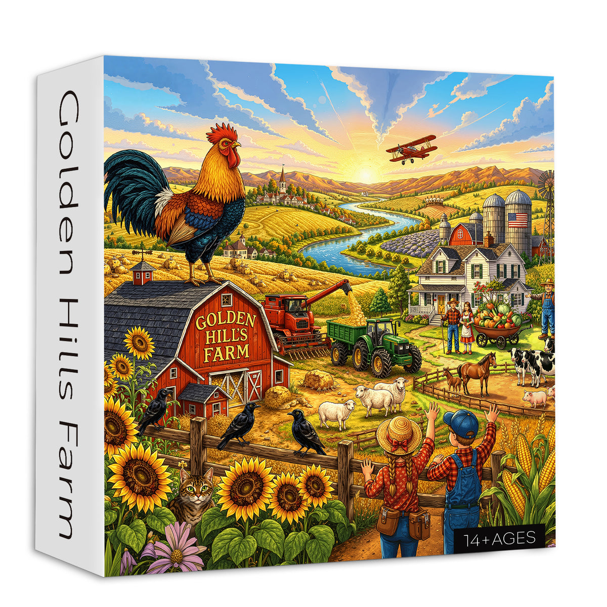 Golden Hills Farm Puzzle 1000 Teile