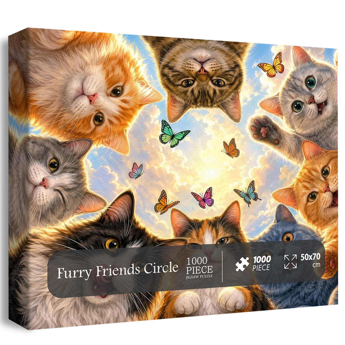 Furry Friends Kreispuzzle 1000 Teile
