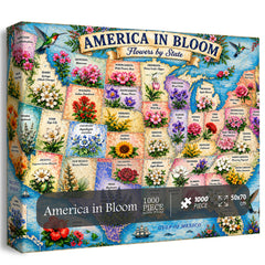 Puzzle America in Fiore 1000 Pezzi