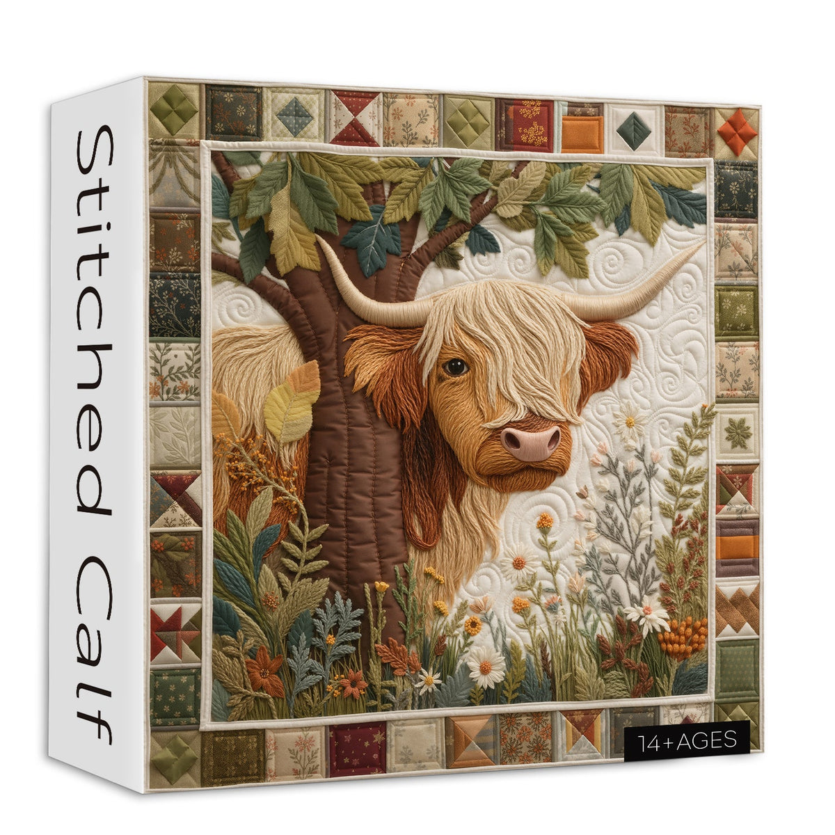 Stitched Calf Jigsaw Puzzle 1000 Pieces