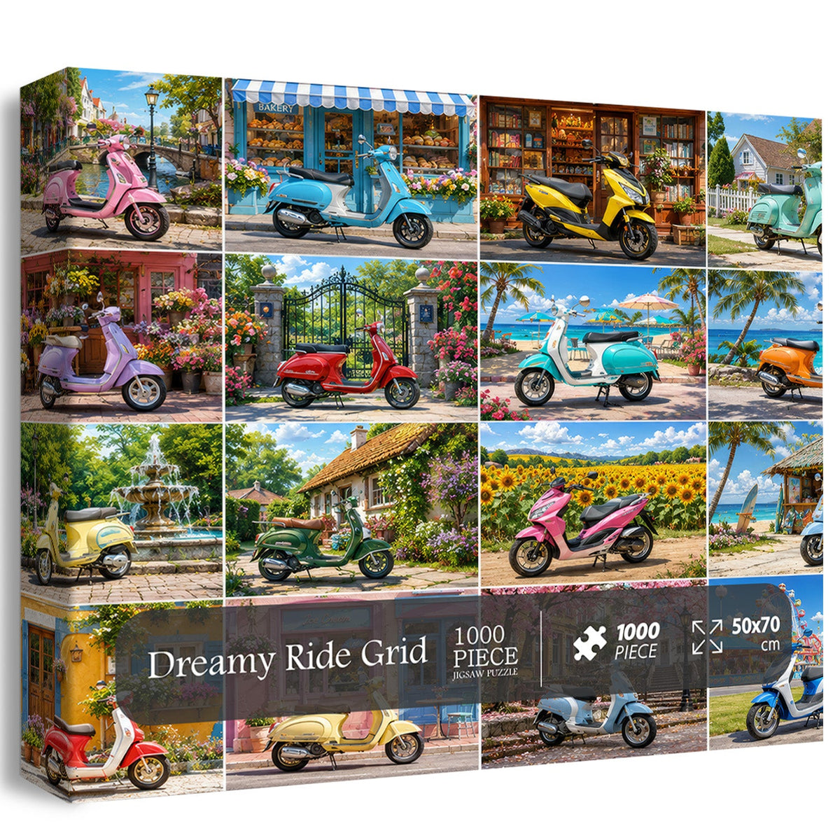 Dreamy Ride Grid Jigsaw Puzzle 1000 Pieces