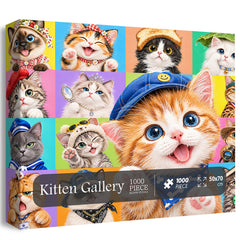 Kitten Gallery Jigsaw Puzzle 1000 Pieces