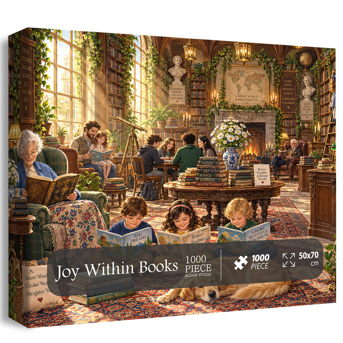 Joy Within Books Jigsaw Puzzle 1000 Pieces