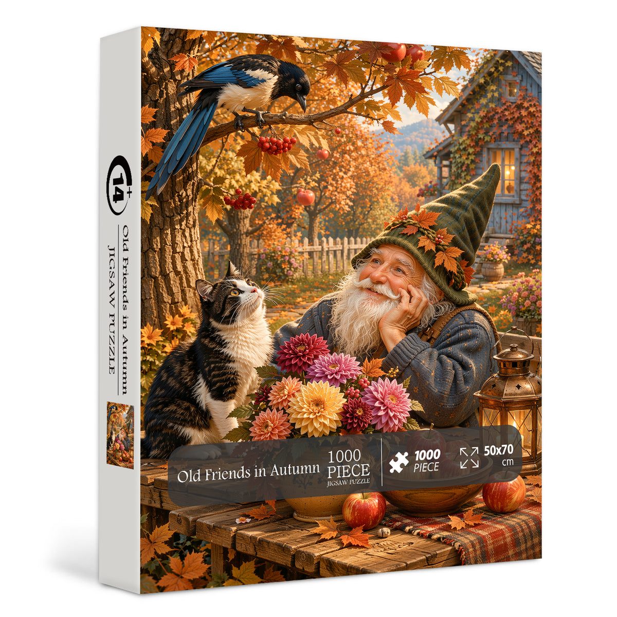 Old Friends in Autumn Jigsaw Puzzle 1000 Pieces