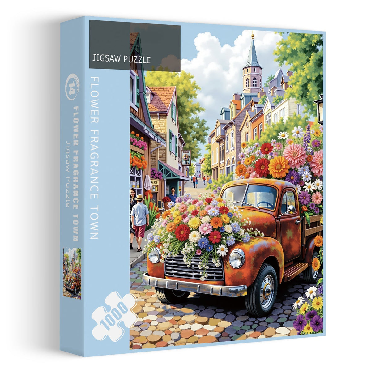 Flower Fragrance Town Jigsaw Puzzle 1000 Pieces
