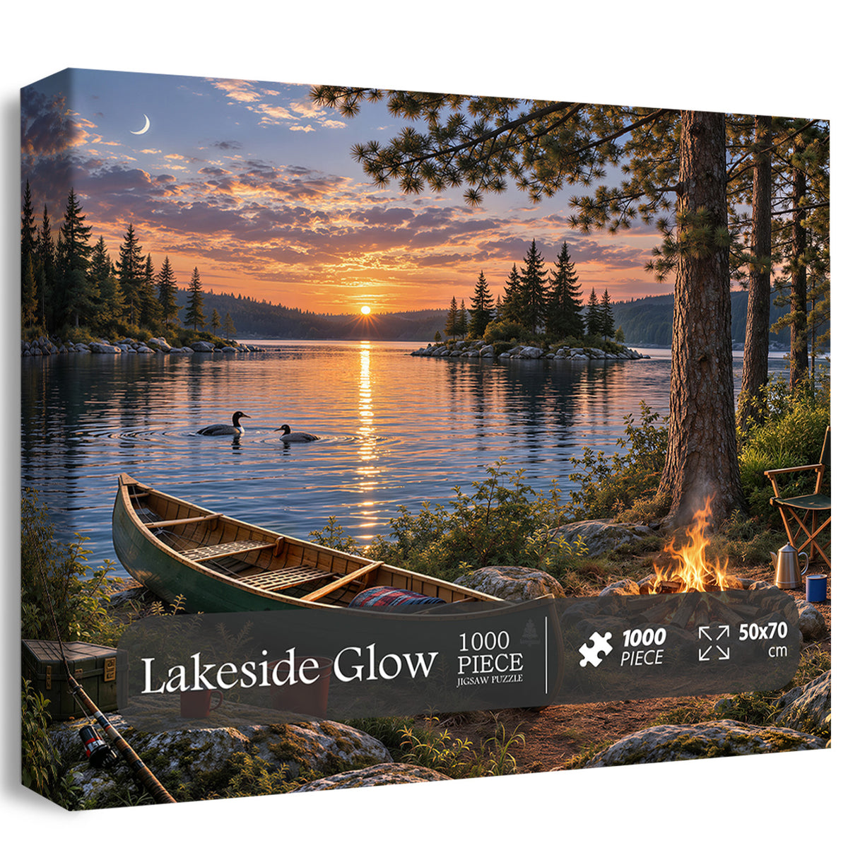 Lakeside Glow Jigsaw Puzzle 1000 Pieces
