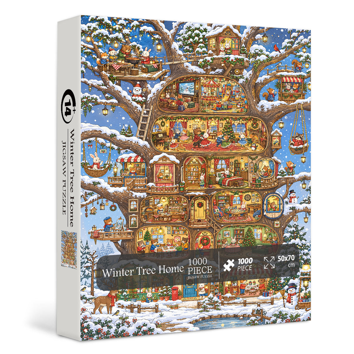 Winter Tree Home Jigsaw Puzzle 1000 Pieces