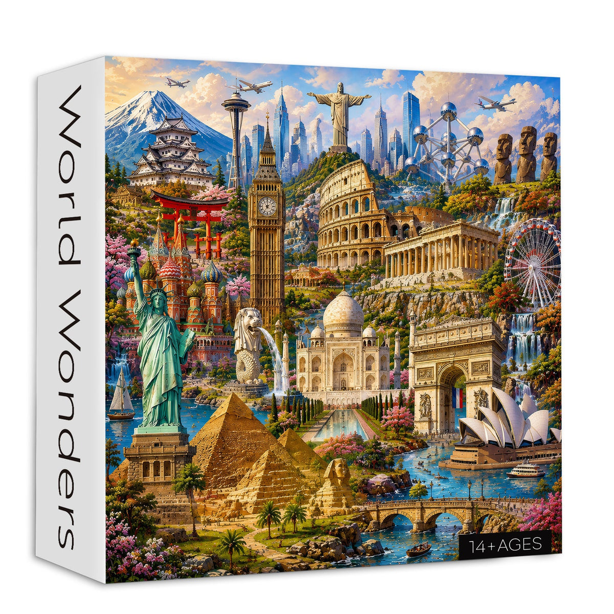 World Wonders Jigsaw Puzzle 1000 Pieces