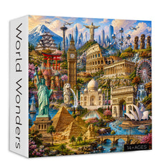 World Wonders Jigsaw Puzzle 1000 Pieces