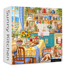 Sunny Kitchen Jigsaw Puzzle 1000 Pieces