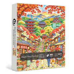 Maple Street Festival Jigsaw Puzzle 1000 Pieces