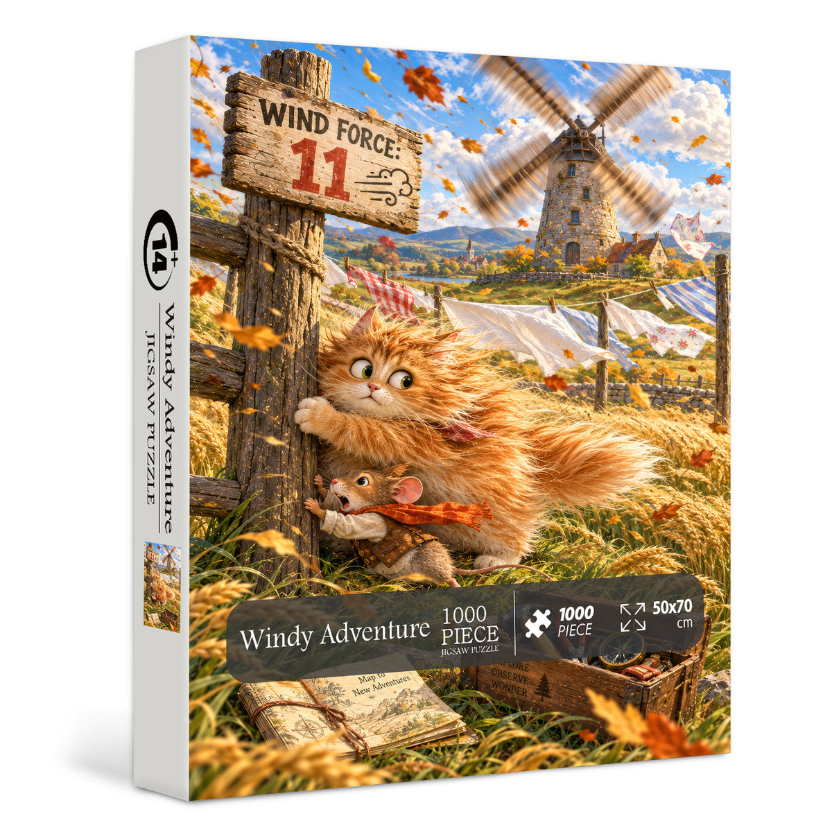 Windy Adventure Jigsaw Puzzle 1000 Pieces