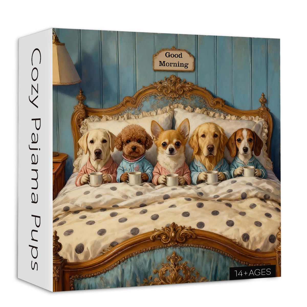Cozy Pajama Pups Jigsaw Puzzle 1000 Pieces