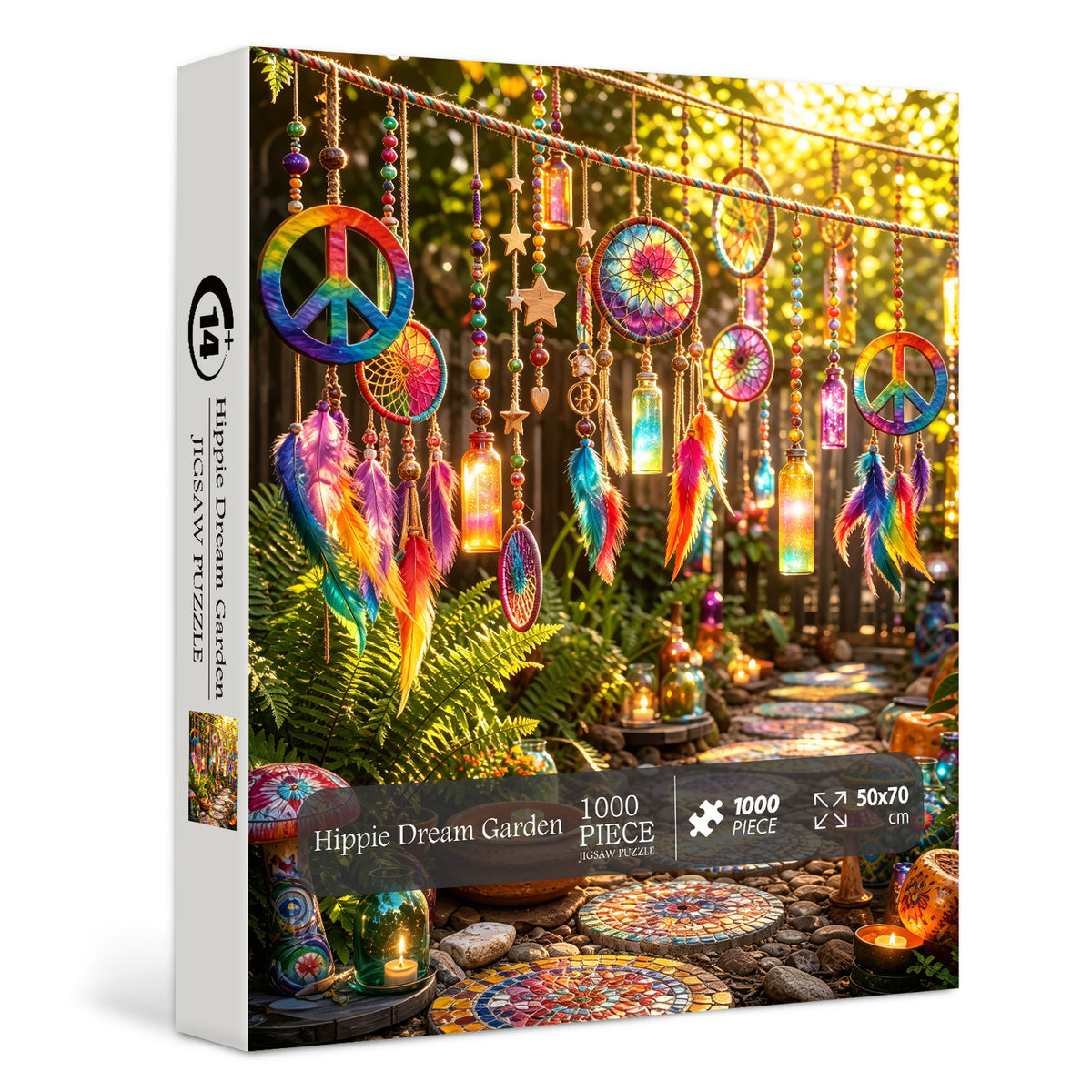 Hippie Dream Garden Jigsaw Puzzle 1000 Pieces