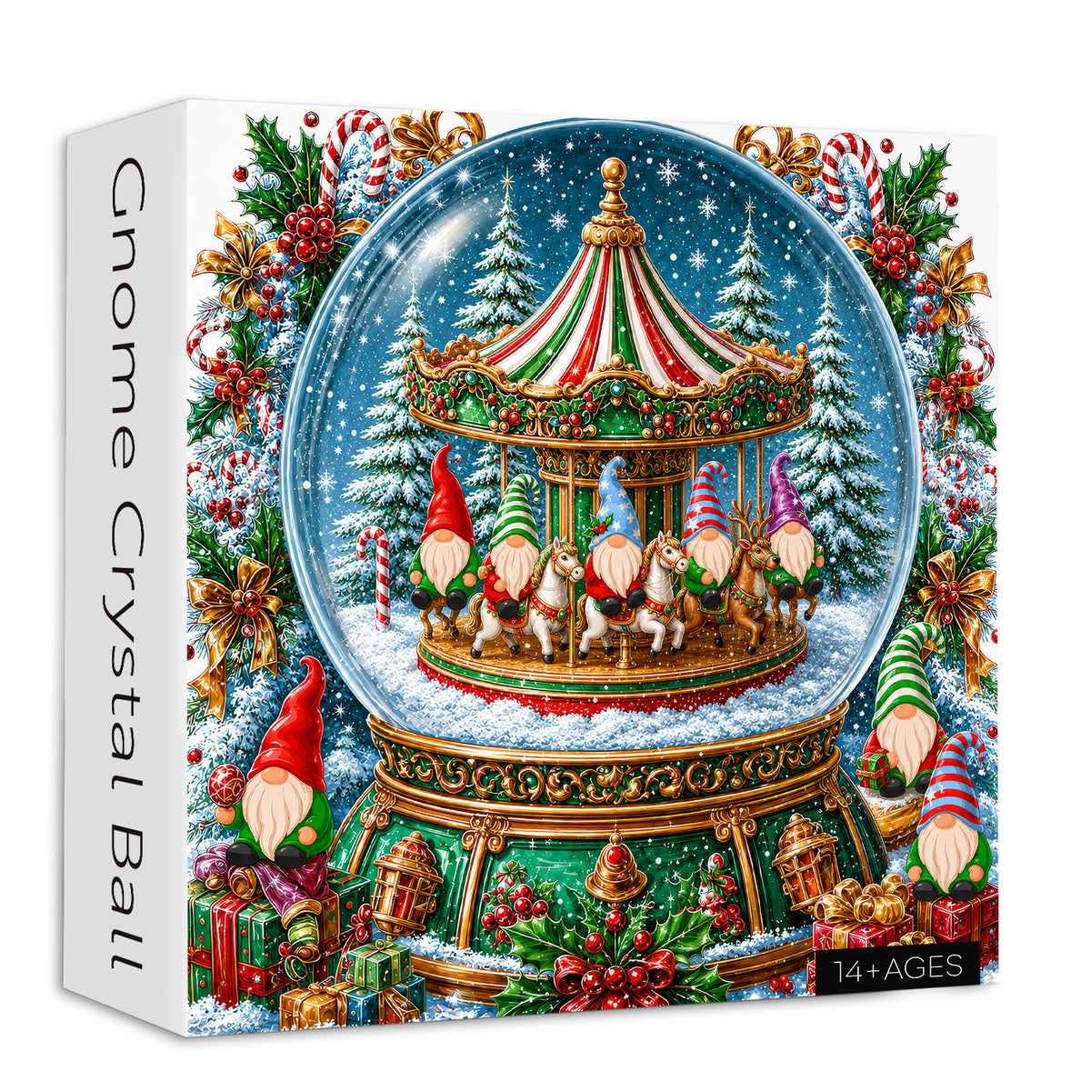 Gnome Crystal Ball Jigsaw Puzzle 1000 Pieces