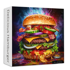 Delicious Hamburger Jigsaw Puzzle 1000 Pieces