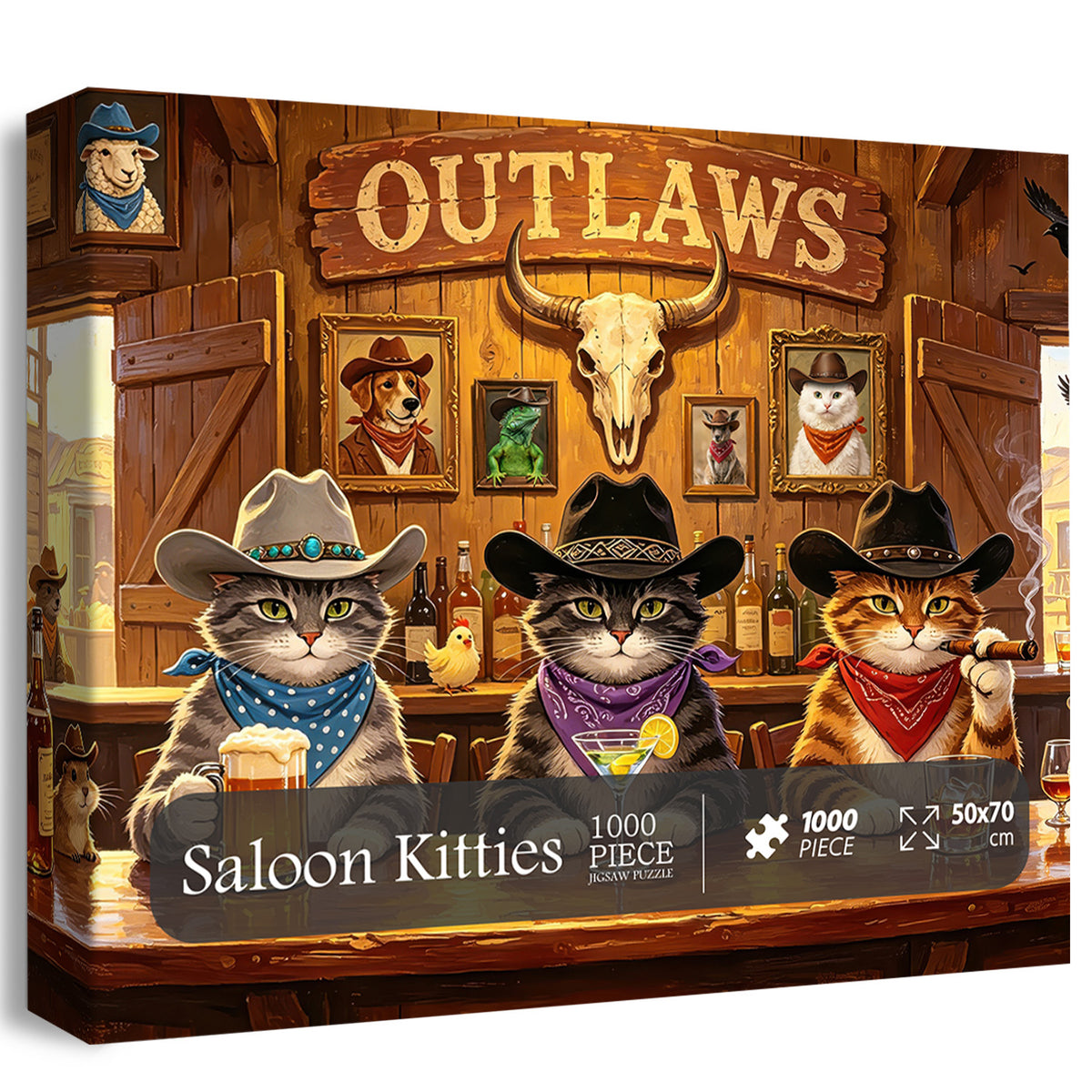 Puzzle Saloon Kitties da 1000 pezzi