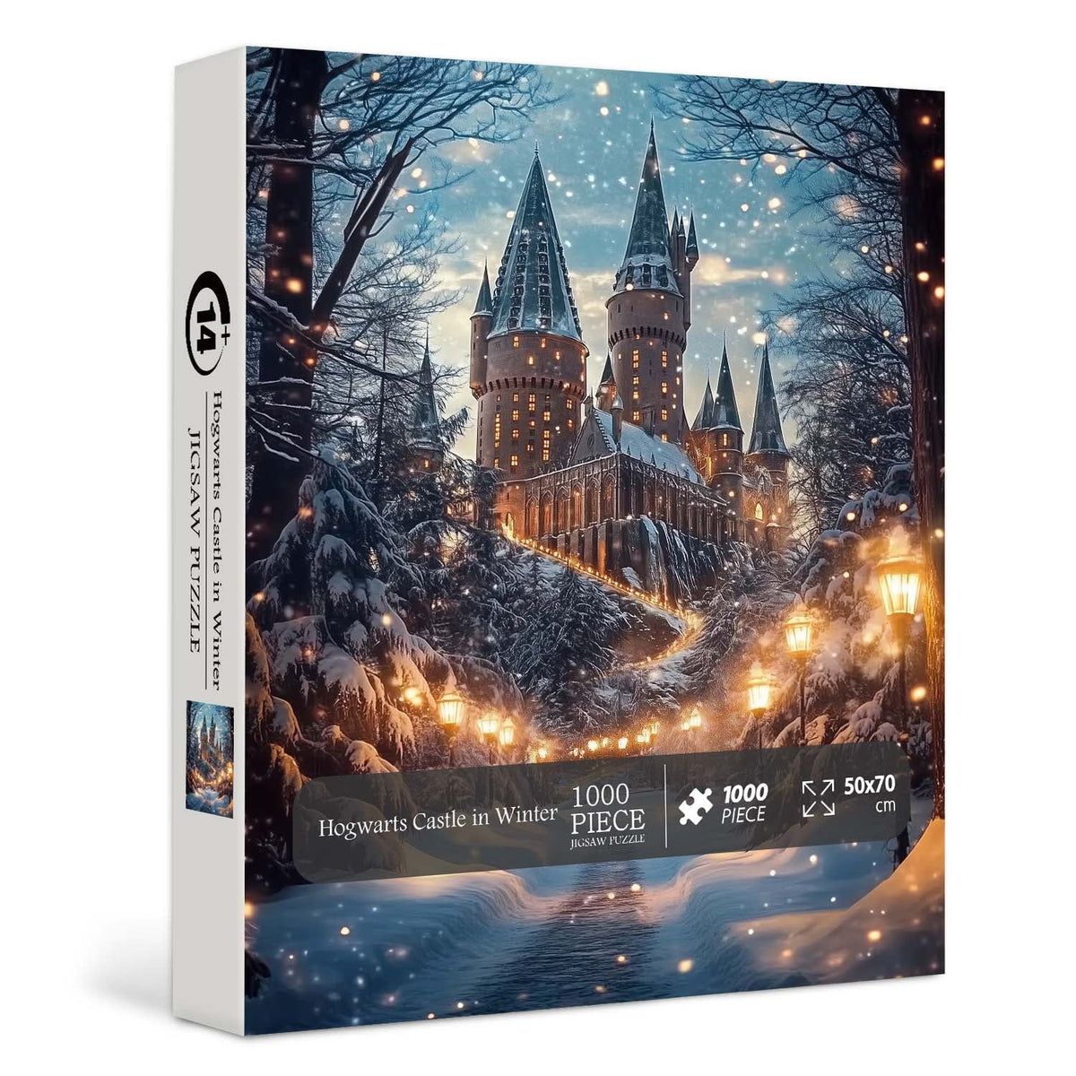 Poudlard Castle en hiver Puzzle 1000 pièces 1000 pièces