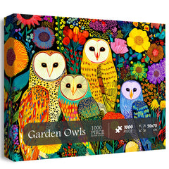 Garden Owls Jigsaw Puzzle 1000 Pieces