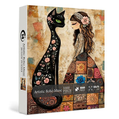 Artistic Boho Muse Jigsaw Puzzle 1000 Pieces