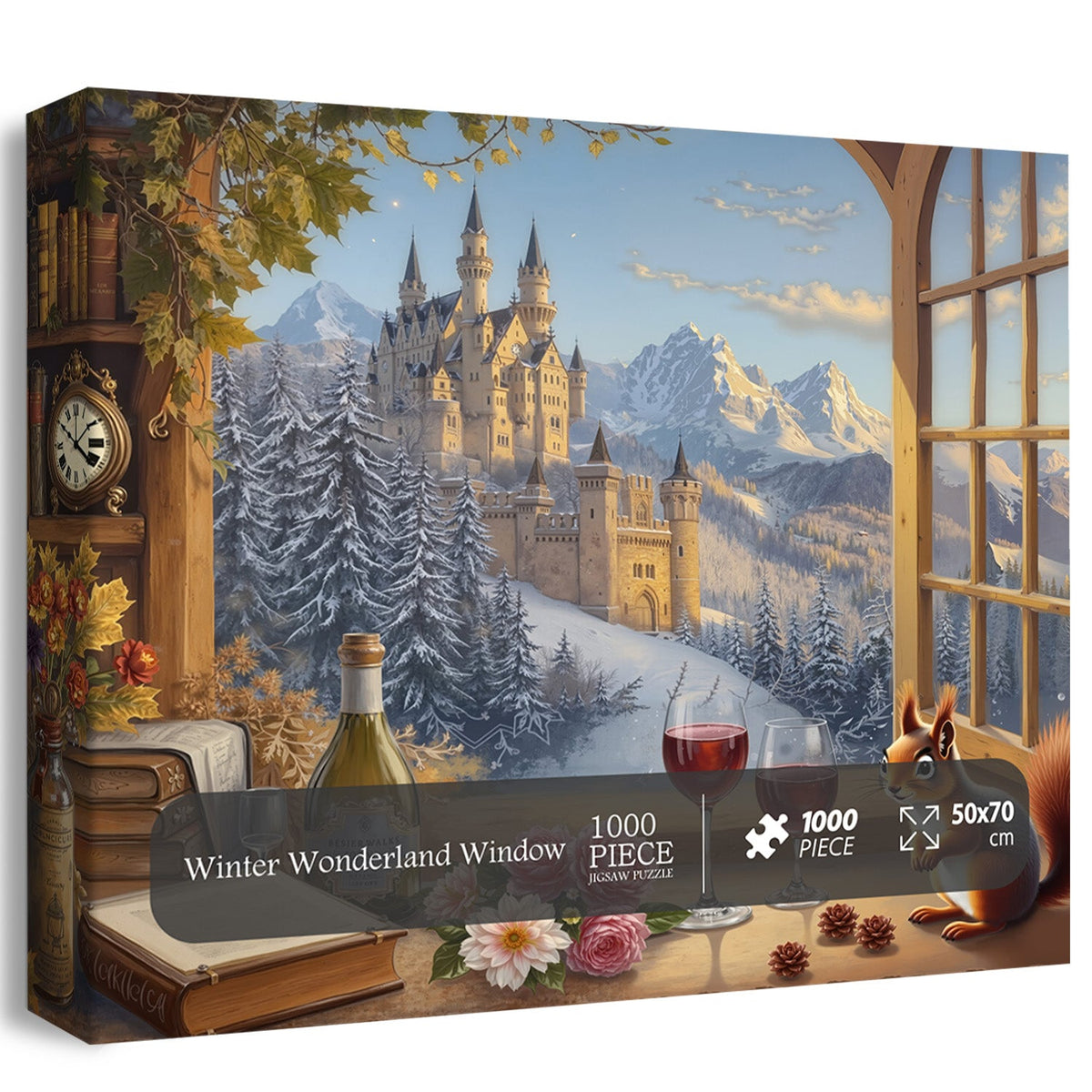 Winter Wonderland Window Jigsaw Puzzle 1000 Pieces