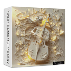 Puzzle di carta con melodia di farfalle, 1000 pezzi