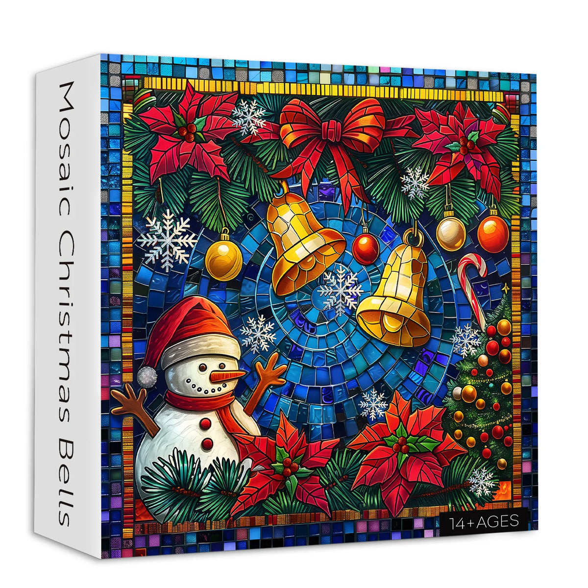 Mosaic Christmas Bells Jigsaw Puzzles 1000 Pieces