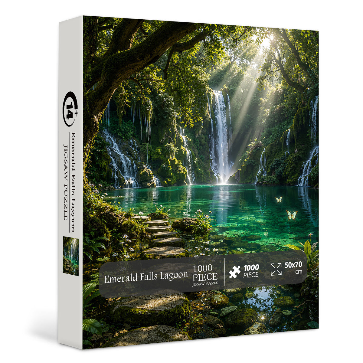 Emerald Falls Lagoon Puzzle 1000 Teile
