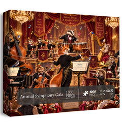 Animal Symphony Gala Jigsaw Puzzle 1000 Pieces