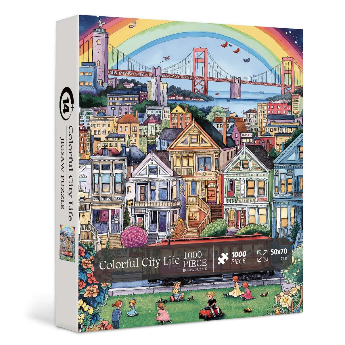 Colorful City Life Puzzle 1000 pièces