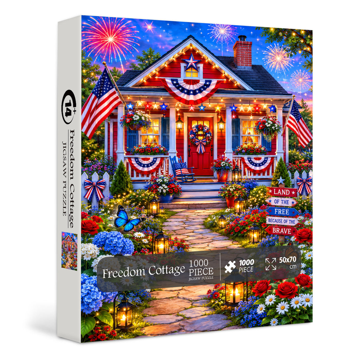 Freedom Cottage Jigsaw Puzzle 1000 Pieces