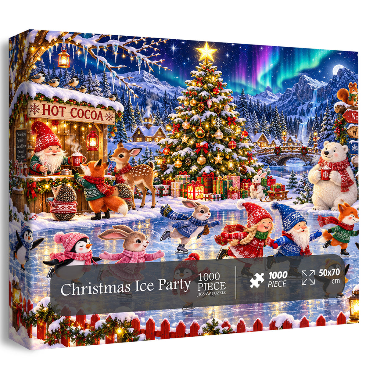 Christmas Ice Party Jigsaw Puzzle 1000 Pieces