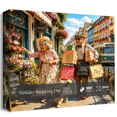 Holiday Shopping Day Jigsaw Puzzle 1000 Pieces