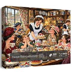 Sweet Tea Gathering Jigsaw Puzzle 1000 Pieces