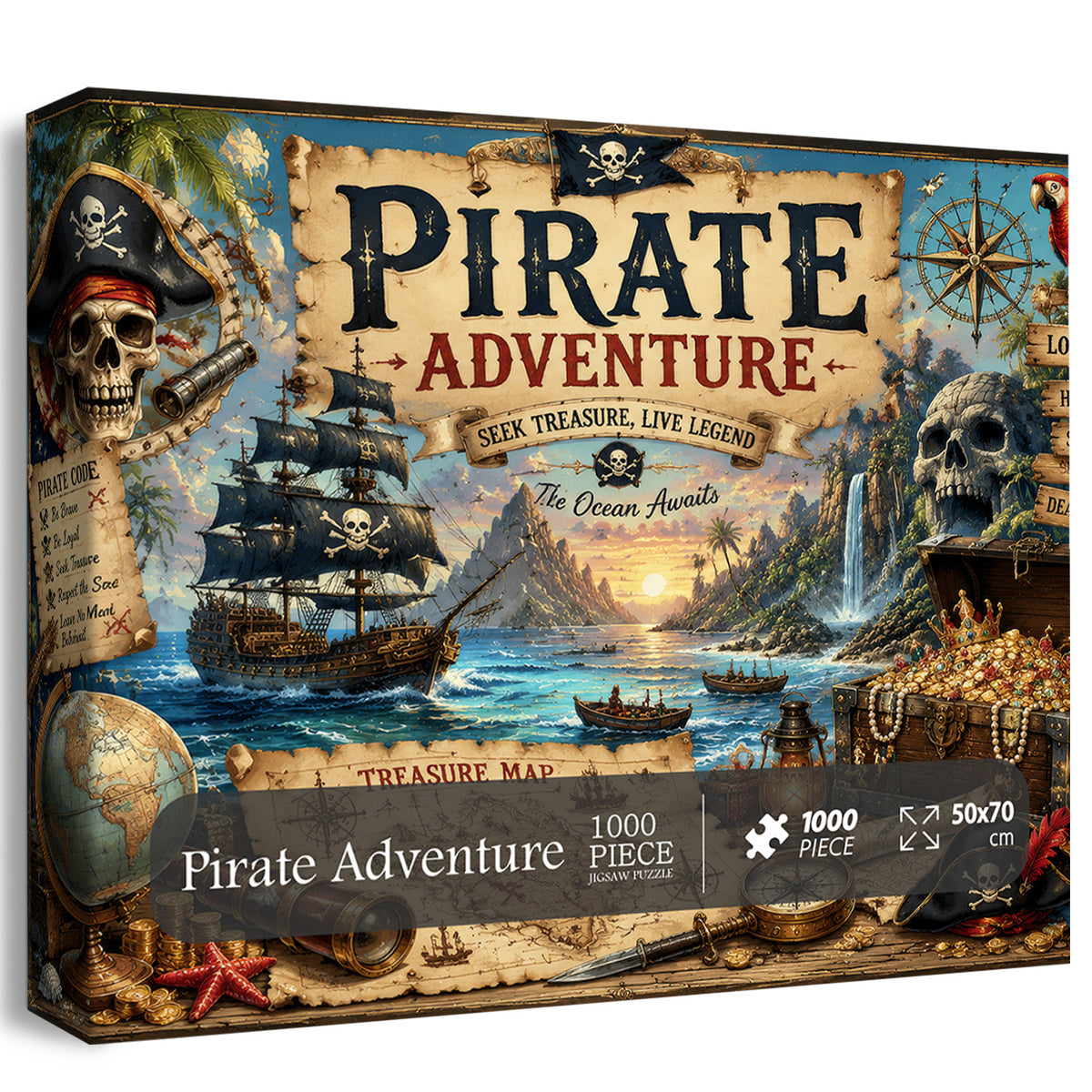 Pirate Adventure Jigsaw Puzzle 1000 Pieces