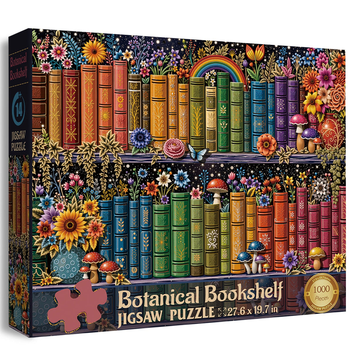 Puzzle da scaffale botanico 1000 pezzi