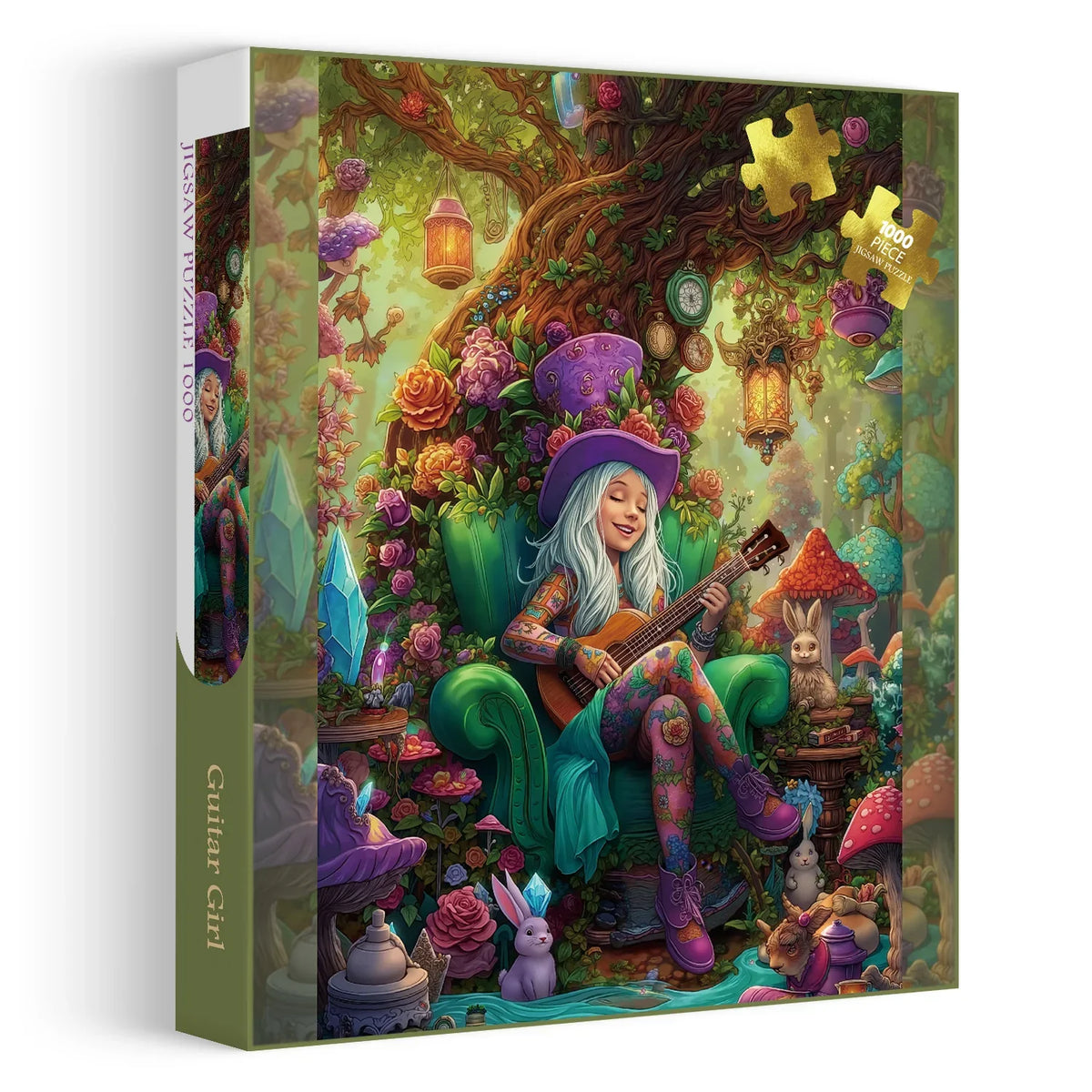 Guitar Girl Jigsaw Puzzle 1000 Pieces